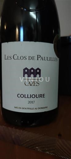Roussillon Collioure Les Clos de Paulilles 2017