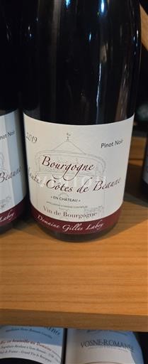 Burgundi Beaunen Ylämaat Domaine Gilles Labry 2019