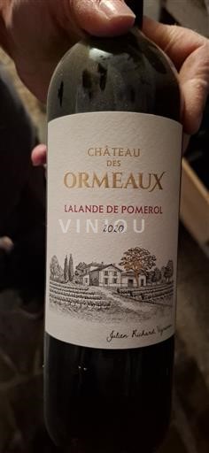 Bordeaux Lalande-de-Pomerol Château S Ormeaux 2020