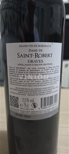 Burdeos Graves Château Saint-Robert Dame de Saint-Robert 2023