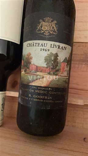 Bordeaux Médoc Cru Bourgeois Château Livran 1969
