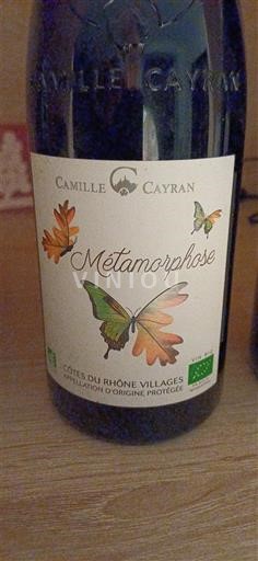 Valle del Ródano Côtes del Ródano Pueblos Camille Cayran Métamorphose 2019