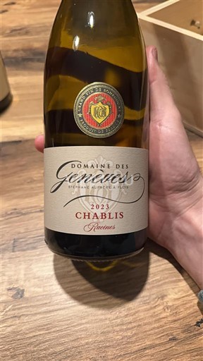 Burgundsko Chablis Domaine S Genèves Réserve 2023