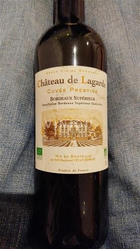 Bordeaux Bordeaux Supérieur Château Lagarde Prestige 2020