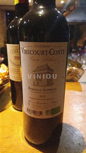 Bordeaux Bordeaux Supérieur Château Virecourt-Conté Rubis 2022
