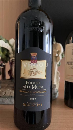 Toscana Brunello di Montalcino. Castello Banfi Poggio alle Mura 2017
