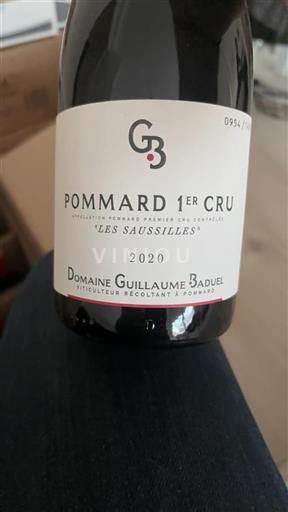 Burgundi Pommard Premier Cru Domaine Guillaume Baduel 2020