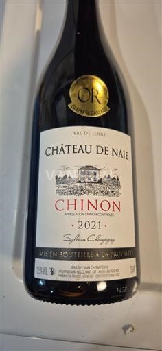Valle del Loira Chinon Château Naie 2021