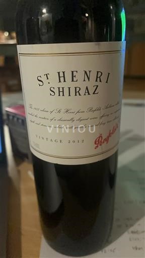 Südaustralien Nicht spezifiziert Penfolds St Henri Shiraz 2012