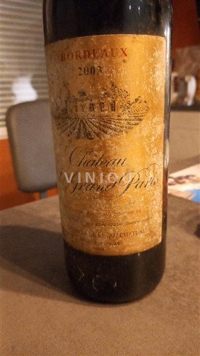 Bordeaux Château Grand paris 2003