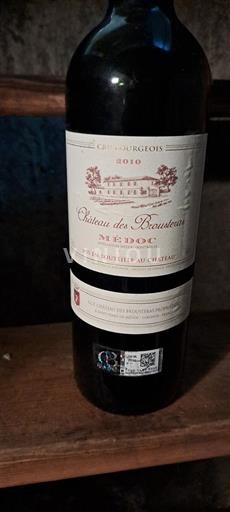 Bordoja Médoc Château Brousteras 2010