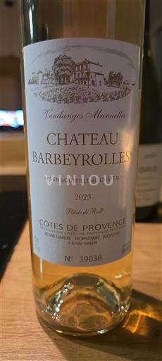 Provansa Côtes-de-Provence Château Barbeyrolles 2023