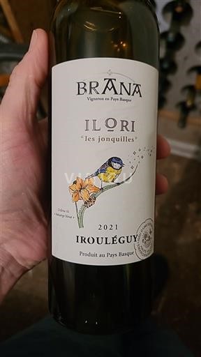 Sudoeste Irouléguy Domaine Brana Ilori les jonquilles 2021