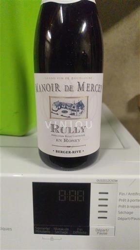 Burgundi Rully Manoir de Mercey Berger-Rive 2022