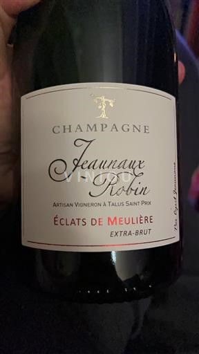 Champagne Sâm-panh Jeaunaux-Robin Éclats de Meulière Extra-Brut Không niên vụ