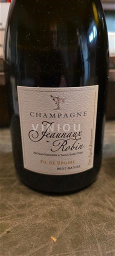 Champagne Sâm-panh Jeaunaux-Robin Fil de Brume Không niên vụ