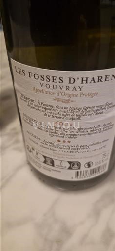 Údolí Loiry Vouvray Les Fosses d'Haren 2022