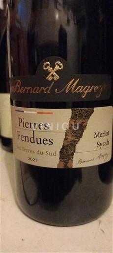 Languedoc-Roussillon Pays d'Oc Bernard Magrez Pierres Fendues 2021