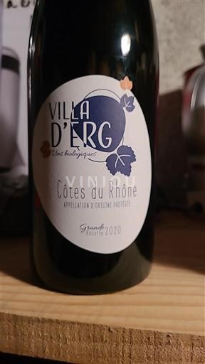 Vale do Ródano Côtes-do-Ródano Villa d'Erg Grande Réserve 2020