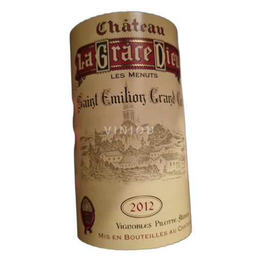 Burdeos Saint-Émilion Gran Cru Château La Grâce Dieu Les Menuts 2012