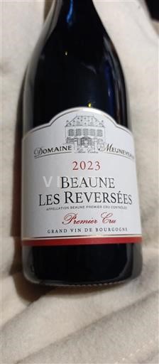 Burgundsko Beaune Premier Cru Domaine Meuneveaux Les reversées 2023