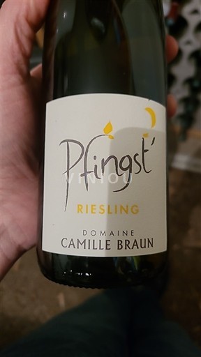 Viner Blanc sec Pfingst' Camille Braun 2022 Frankrike Alsace Riesling AOC