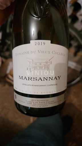 Burgundi Marsannay Domaine Vieux Collège 2019