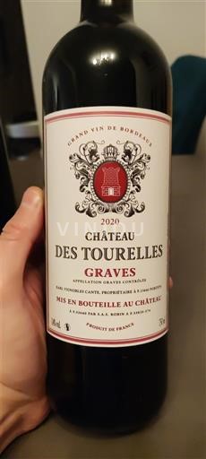 Bordéus Graves Château S Tourelles 2020