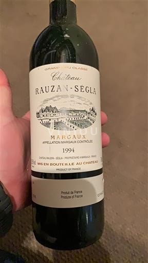 Bordeaux Margaux Grand Cru Château Rauzan-Ségla 1994