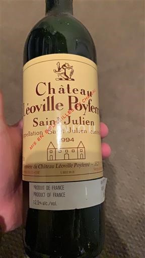 Bordeaux Saint-Julien Grand Cru Château Léoville Poyferré 1994