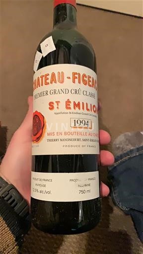 Bordeaux Saint-Émilion Premier Grand Cru Classé Château Figeac 1994