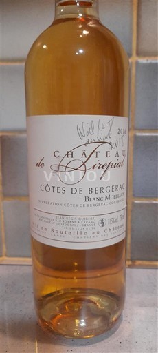 Lounais-Ranska Côtes-de-bergerac Château Tiregand 2016
