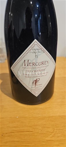 Bourgogne Mercurey Domaine La Renaissance Les Chazots 2024