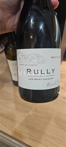 Borgoña Rully Domaine L'Écette Les Saint-Jacques 2022