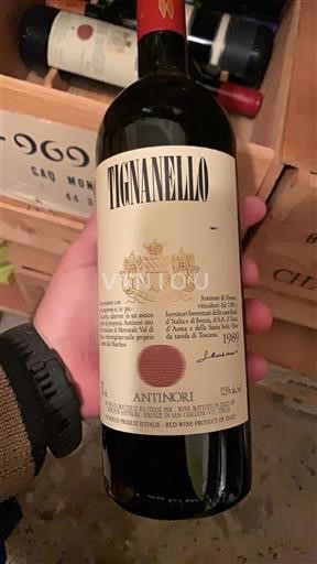 Tuscany Not Specified Antinori Tignanello 1989