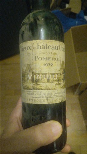 Bordeaux Pomerol Château Vieux Château Certan 1972
