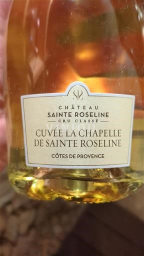 Provence Côtes-de-Provence Château Sainte Roseline La Chapelle de Sainte Roseline 2023