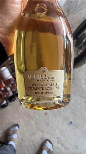 Viner Blanc sec Cuvée La Chapelle de Sainte Roseline Château Sainte Roseline 2023 Frankrike Provence Côtes-de-Provence AOC