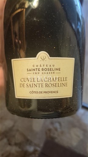Provence Côtes-de-Provence Château Sainte Roseline La Chapelle de Sainte Roseline 2015