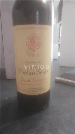 Bordéus Saint-Estèphe Château Phélan Ségur 1993