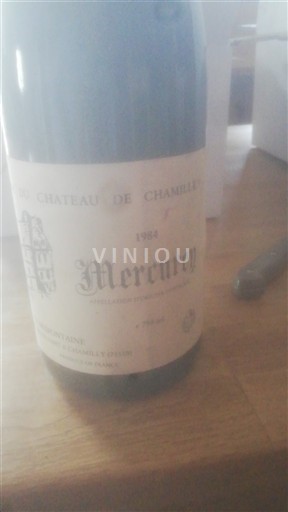 Borgoña Mercurey Château Chamilly 1984