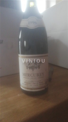 Burgundsko Mercurey Domaine Clos Moreau 1996
