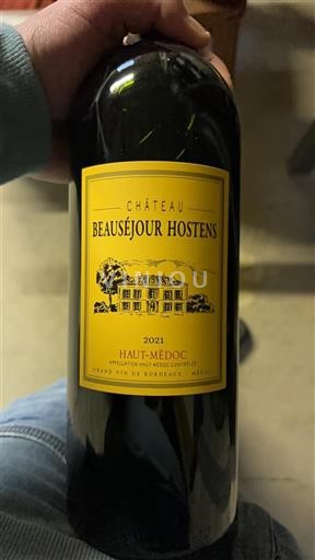 Bordeaux Haut-Médoc Château Beauséjour Hostens 2021