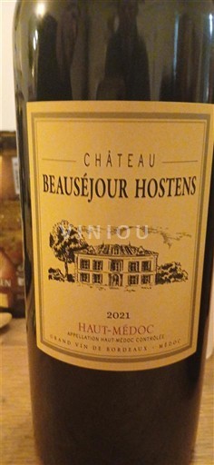 Bordeaux Haut-Médoc Château Beauséjour Hostens 2021