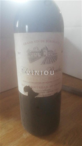 Bordeaux Côtes-de-bourg Château Paulus 1997