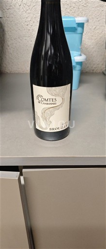 Víno Rouge sec Comtes de Chabanes 2022 Francie Beaujolais Brouilly AOC