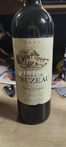 Bordeaux Pessac-Léognan Château Cruzeau 2007