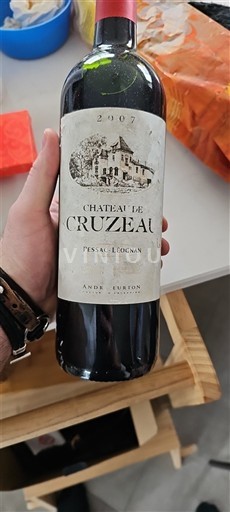 Bordeaux Pessac-Léognan Château Cruzeau 2007