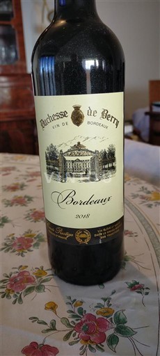 Bordeaux Duchesse de Berry 2018