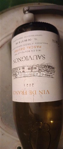 Vinos Blanc sec Domaine Pascal Bouchard 2021 Francia Borgoña No especificado AOC